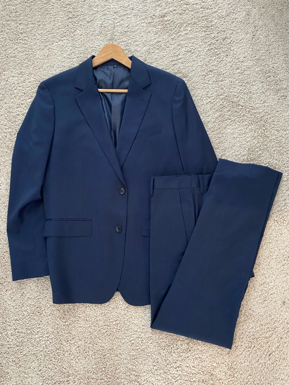 Bonobos Jetsetter Wool Blend Navy Blazer & Pants